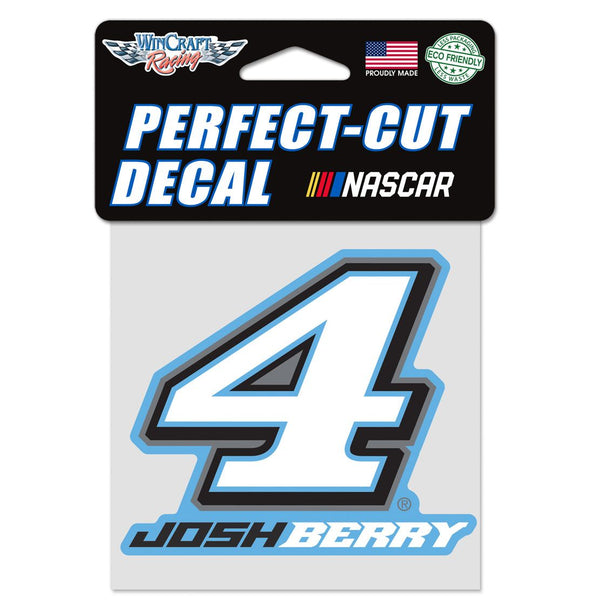 Josh Berry 2024 Perfect Cut #4 Decal 4x4 Inch NASCAR