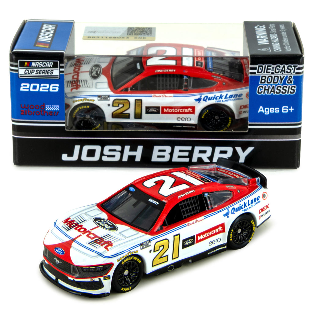 Josh Berry Motorcraft 1976 50th Anniversary Throwback 1:64 2026 Diecast Car #21 NASCAR