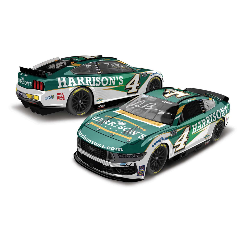 Josh Berry Autographed Harrison's 1:24 Standard 2024 Diecast Car #4 NASCAR