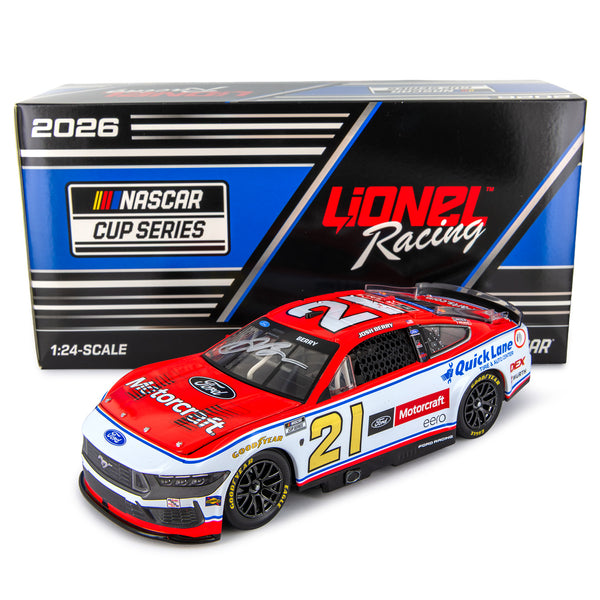 Josh Berry Autographed Motorcraft 1:24 Standard 2026 Diecast Car #21 NASCAR