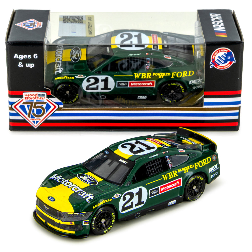 Josh Berry Darlington Throwback to 1965 Jim Clark Indy 500 Win 1:64 Standard 2025 Diecast Car #21 NASCAR Motorcraft