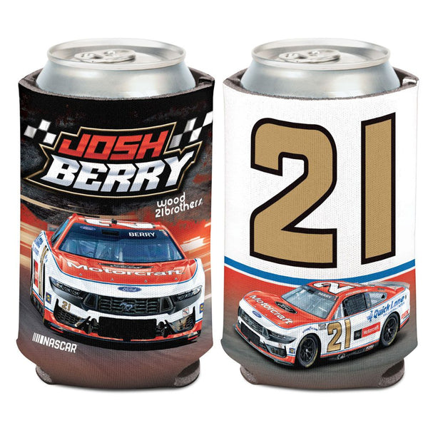 Josh Berry 2025 Motorcraft #21 Can Hugger 12oz Cooler NASCAR