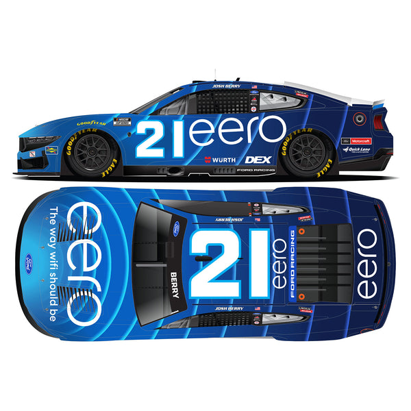 Josh Berry eero 1:24 Standard 2026 Diecast Car #21 NASCAR