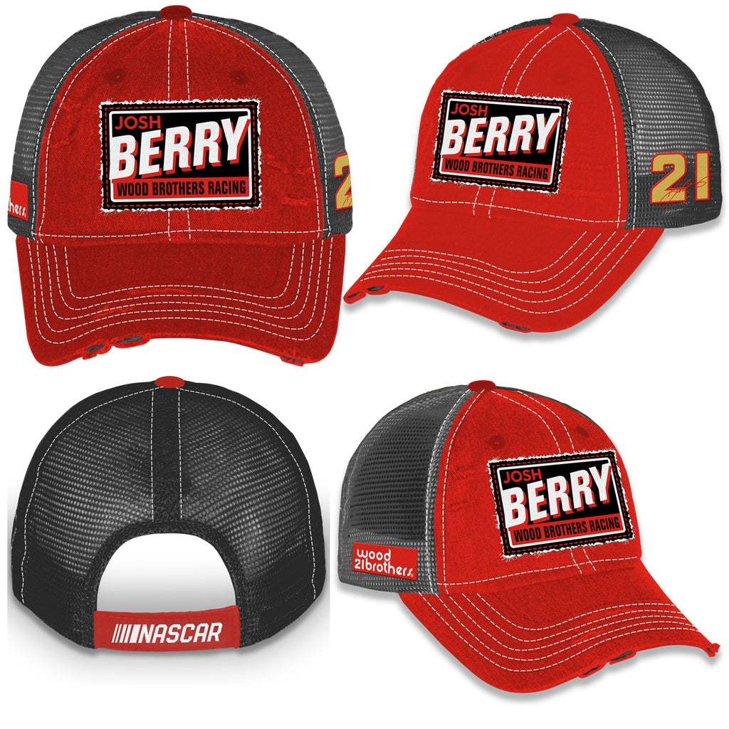 Josh Berry 2025 Vintage Patch Hat Black #21 NASCAR