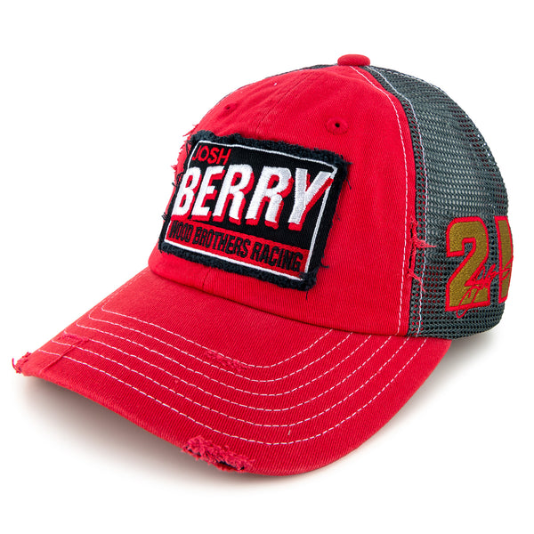 Josh Berry 2025 Vintage Patch Hat Black #21 NASCAR