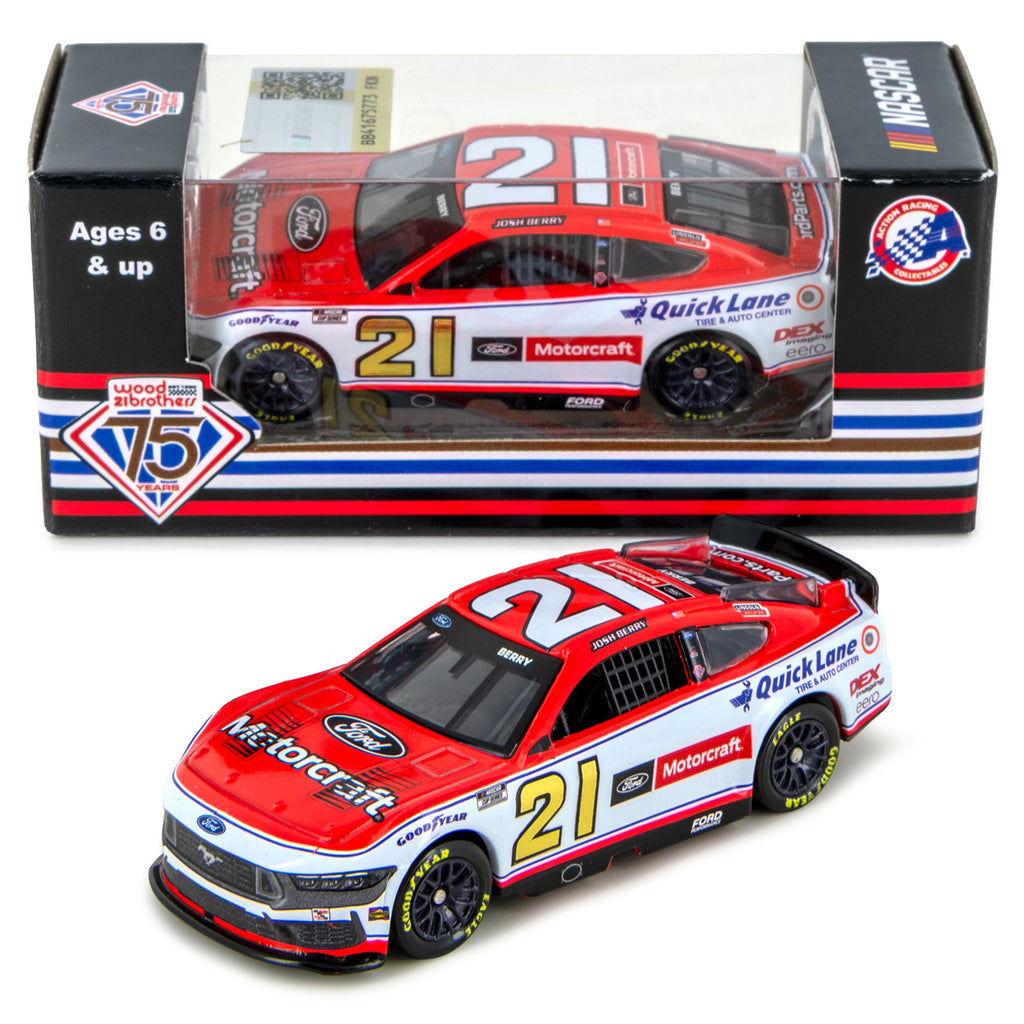Josh Berry Motorcraft 1:64 Standard 2025 Diecast Car #21 NASCAR