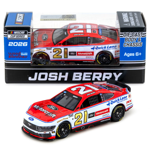 Josh Berry Motorcraft 1:64 Chassis 2026 Diecast Car #21 NASCAR