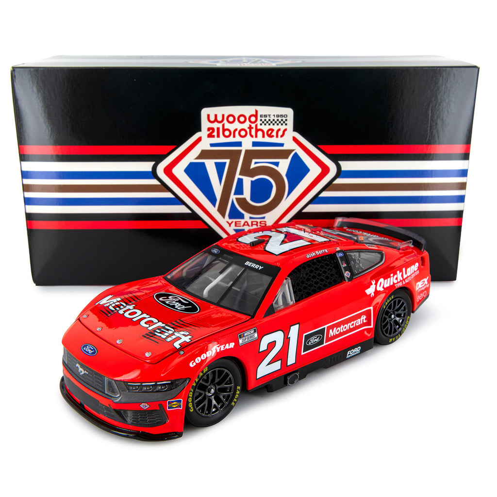 Josh Berry Motorcraft Backseater 1:24 Standard 2025 Diecast Car #21 NASCAR