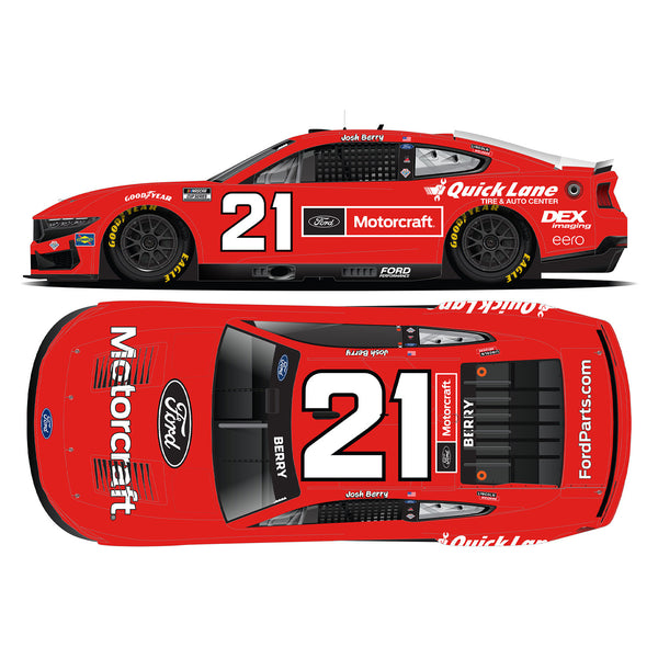 Josh Berry ELITE Motorcraft Backseater 1:24 2025 Diecast Car #21 NASCAR