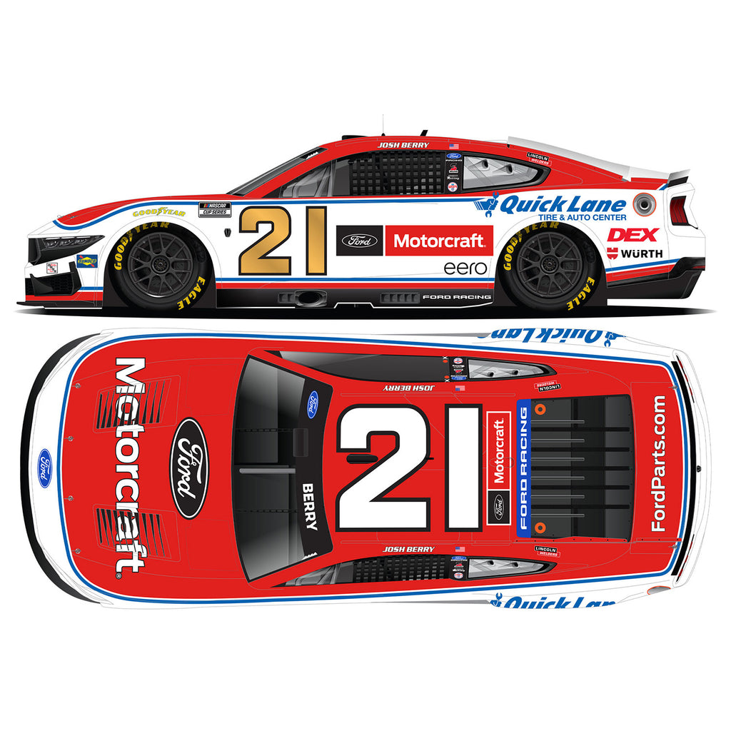 Josh Berry ELITE Motorcraft 1:24 2026 Diecast Car #21 NASCAR
