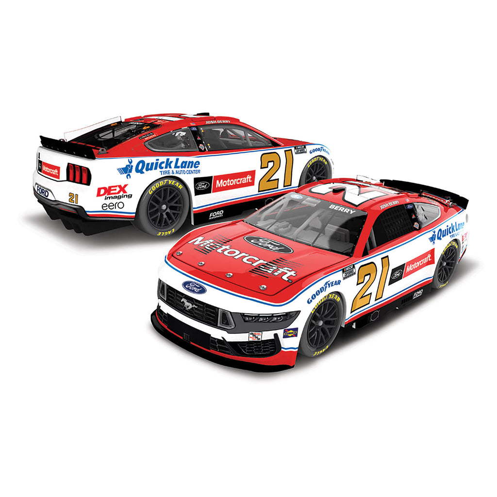 Josh Berry ELITE Motorcraft 1:24 2025 Diecast Car #21 NASCAR