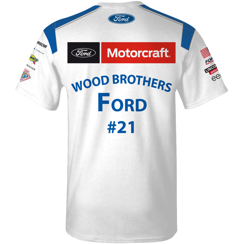 Josh Berry 2025 Motorcraft Sublimated Uniform Pit Crew T-Shirt #21 NASCAR