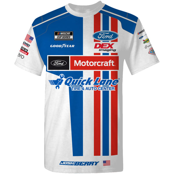 Josh Berry 2025 Motorcraft Sublimated Uniform Pit Crew T-Shirt #21 NASCAR
