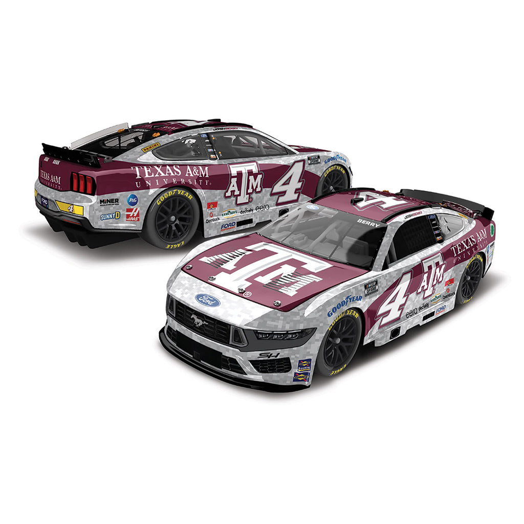Josh Berry Texas A&M 1:64 Standard 2024 Diecast Car #4 NASCAR