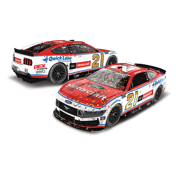 Josh Berry ELITE Las Vegas 1st NASCAR Cup Series Race Win 1:24 2025 Diecast Car Motorcraft #21 NASCAR