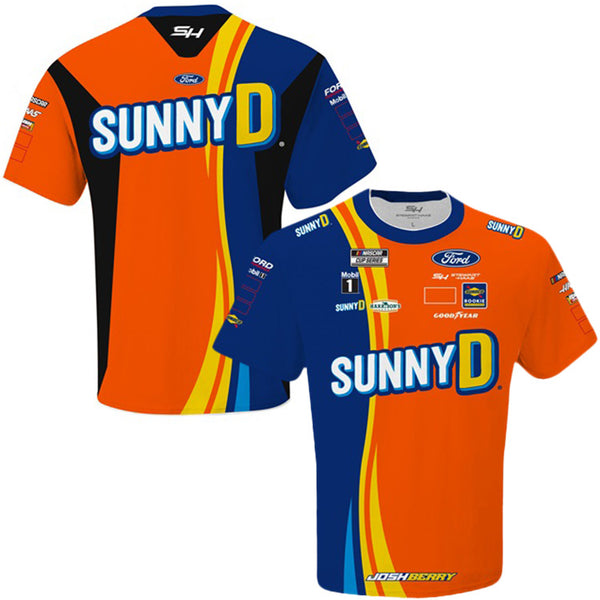Josh Berry 2024 SunnyD Sublimated Uniform Pit Crew T-Shirt #4 NASCAR