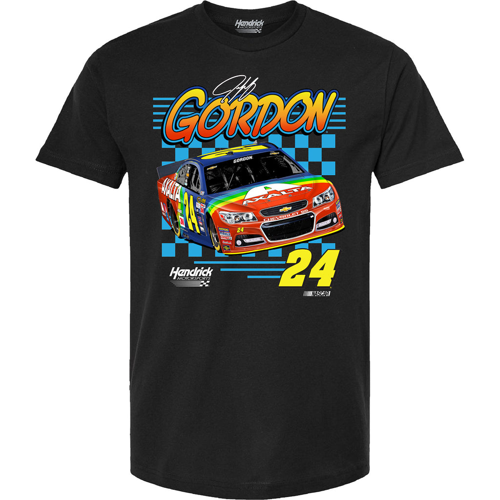 Jeff Gordon 2026 Axalta Throwback T-Shirt Black #24 NASCAR