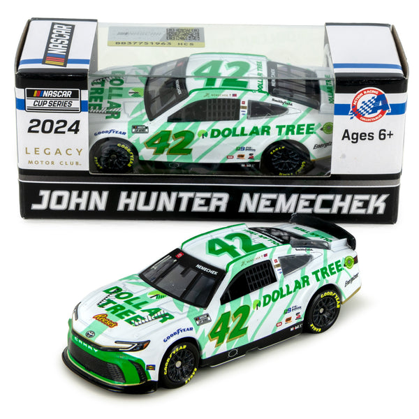 John Hunter Nemechek Dollar Tree 1:64 Standard 2024 Diecast Car #42 NASCAR