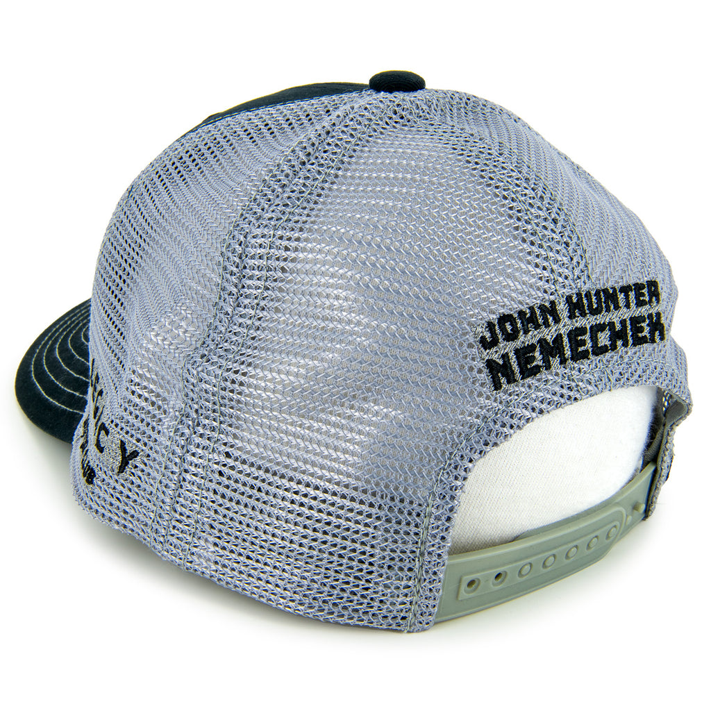 John Hunter Nemechek 2024 Big #42 Sponsor Mesh Hat Black/Gray NASCAR