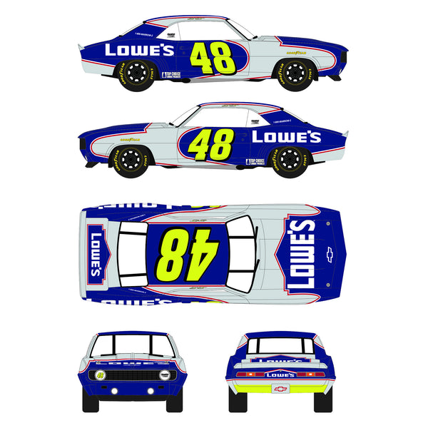 Jimmie Johnson 2002 First Hendrick Motorsports Win Tribute 1:64 Standard 1969 Camaro Diecast Car Preorder - Currently Projected January/February