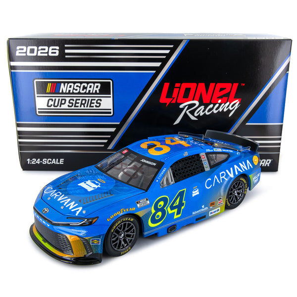 Jimmie Johnson Autographed Carvana 1:24 Standard 2026 Diecast Car #84 NASCAR