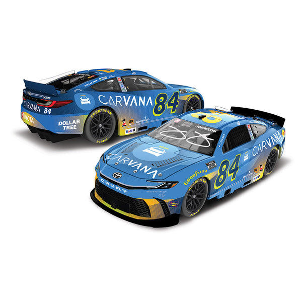 Jimmie Johnson Autographed Carvana 1:24 Standard 2026 Diecast Car #84 NASCAR