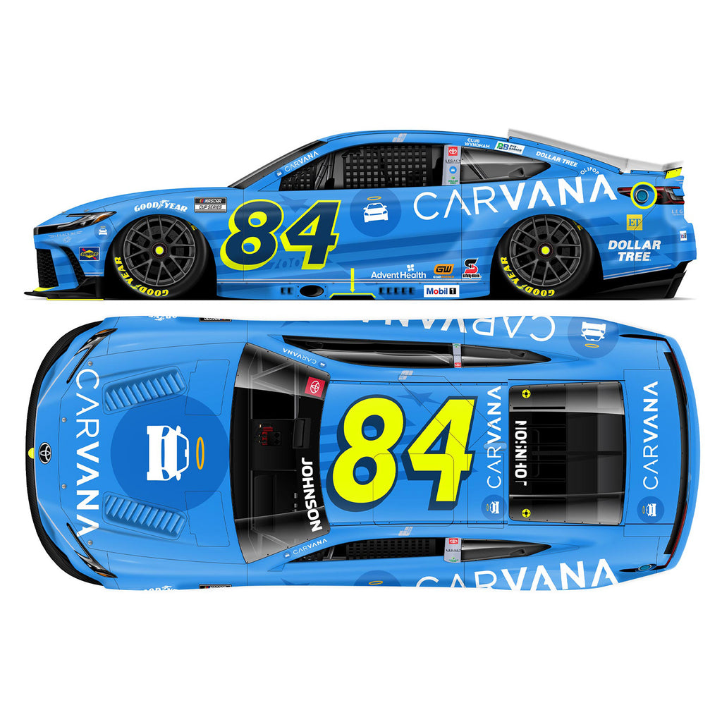 Jimmie Johnson Carvana 700th Start 1:64 Standard 2025 Diecast Car #84 NASCAR