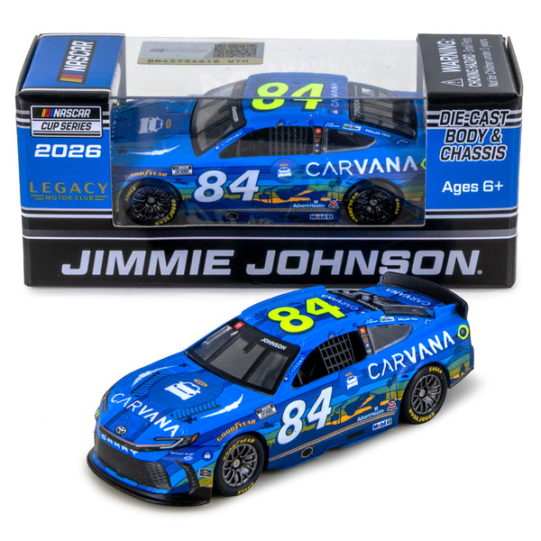 Jimmie Johnson Carvana San Diego 1:64 2026 Diecast Car #84 NASCAR