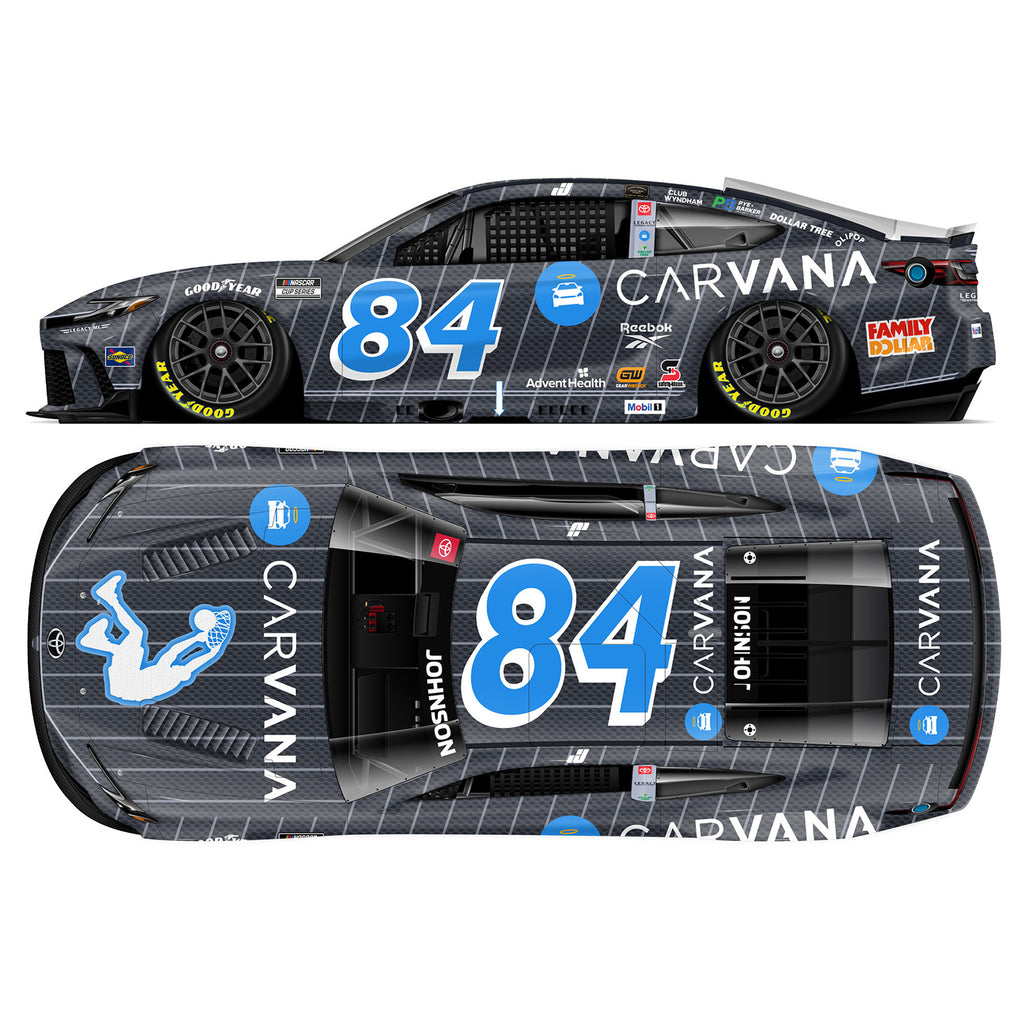 Jimmie Johnson ELITE Carvana Shaq 1:24 2025 Diecast Car #84 NASCAR