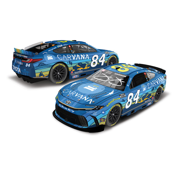 Jimmie Johnson Autographed Carvana San Diego 1:24 Standard 2026 Diecast Car #84 NASCAR