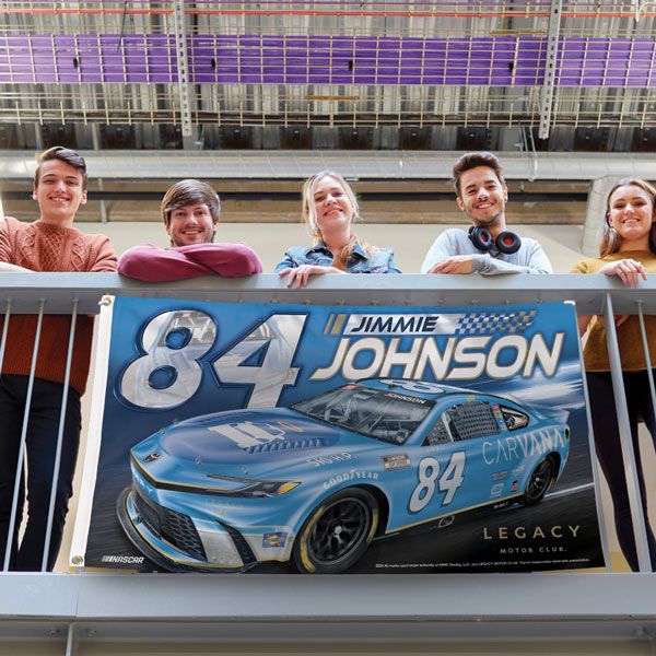 Jimmie Johnson 2024 Carvana Car NASCAR 3x5 Flag #84
