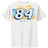Jimmie Johnson 2026 Carvana San Diego Paint Scheme 2-Spot Classic Ink T-Shirt White #84 NASCAR