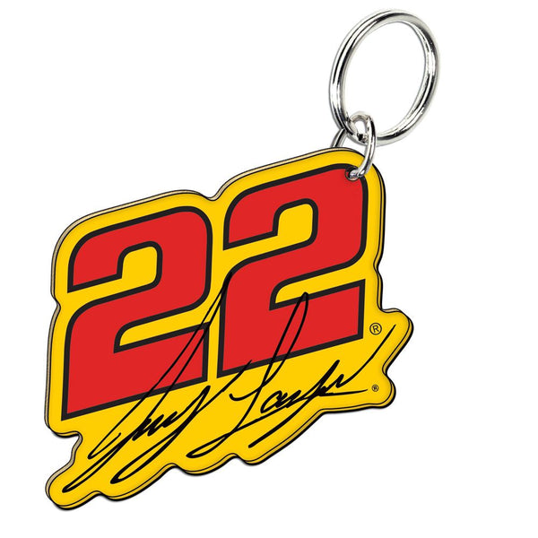 Joey Logano Acrylic #22 Keyring NASCAR