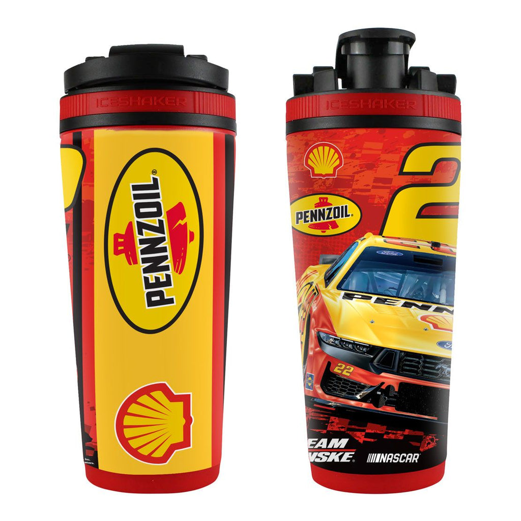 Joey Logano 2025 Stainless Steel 26oz Ice Shaker #22 NASCAR