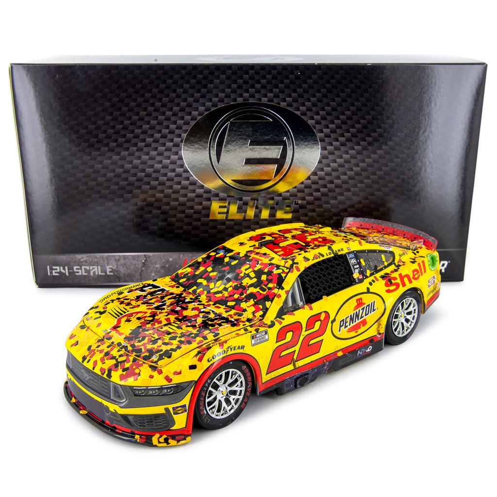 Joey Logano ELITE North Wilkesboro All-Star Race Win 1:24 2024 Diecast Car Shell Pennzoil #22 NASCAR