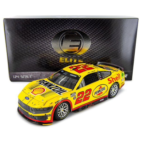 Joey Logano ELITE Nashville Race Win 1:24 2024 Diecast Car Shell Pennzoil #22 NASCAR