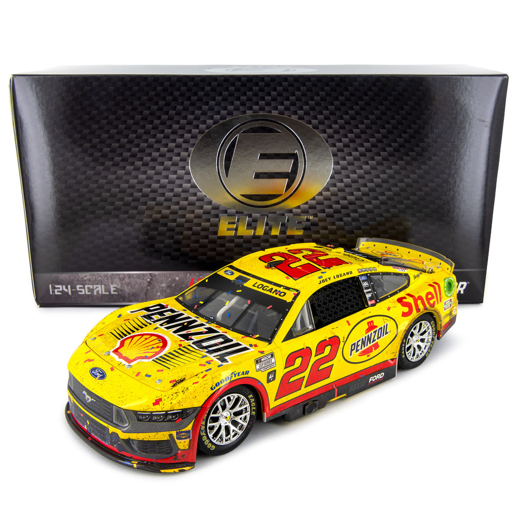 Joey Logano ELITE Phoenix Championship Race Win 1:24 2024 Diecast Car Shell Pennzoil #22