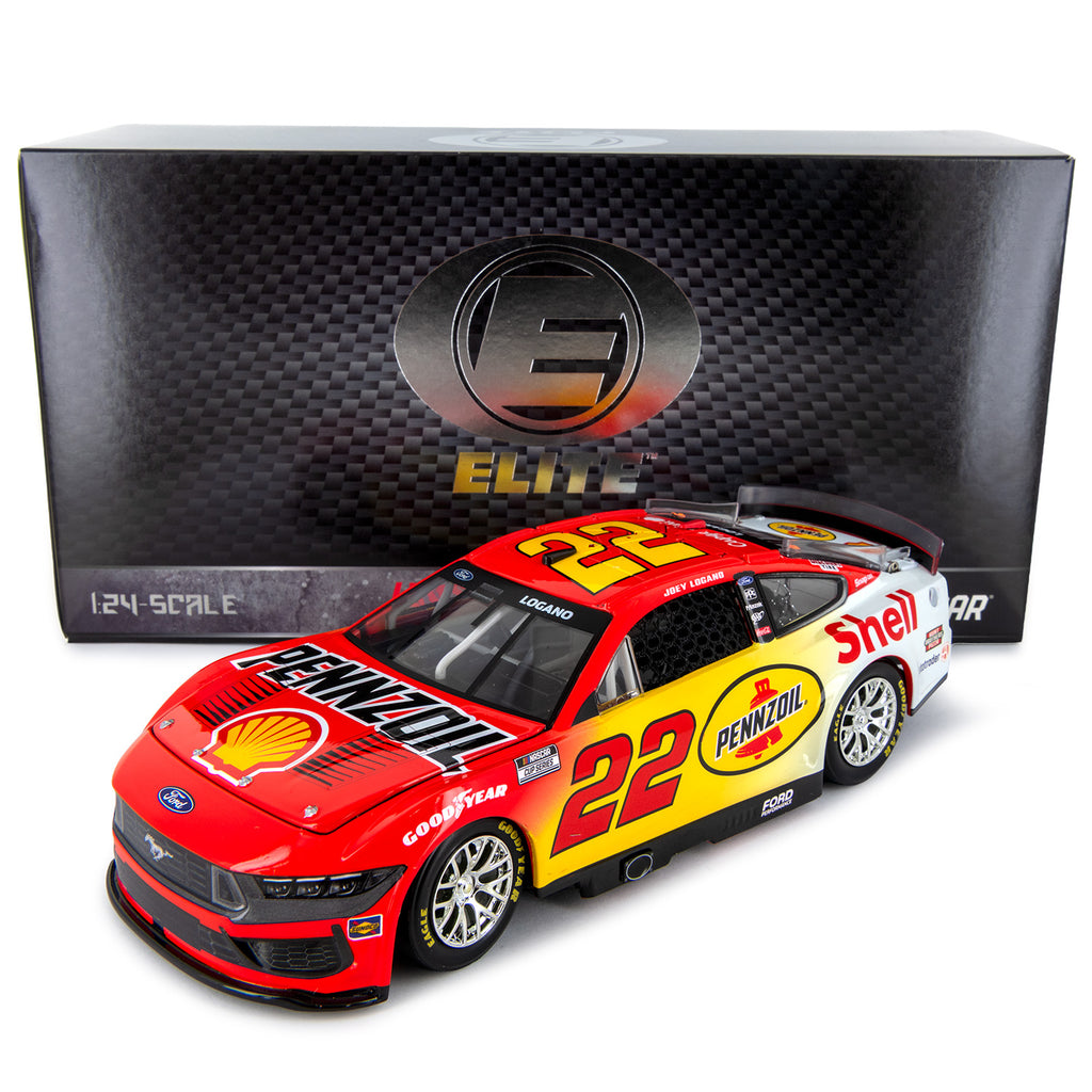Joey Logano ELITE Shell Pennzoil Daytona 1:24 2025 Diecast Car #22 NASCAR