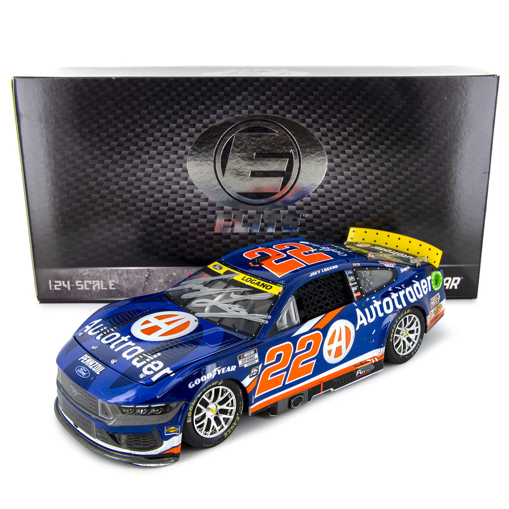 Joey Logano Autographed ELITE Atlanta Playoffs Race Win 1:24 2024 Diecast Car