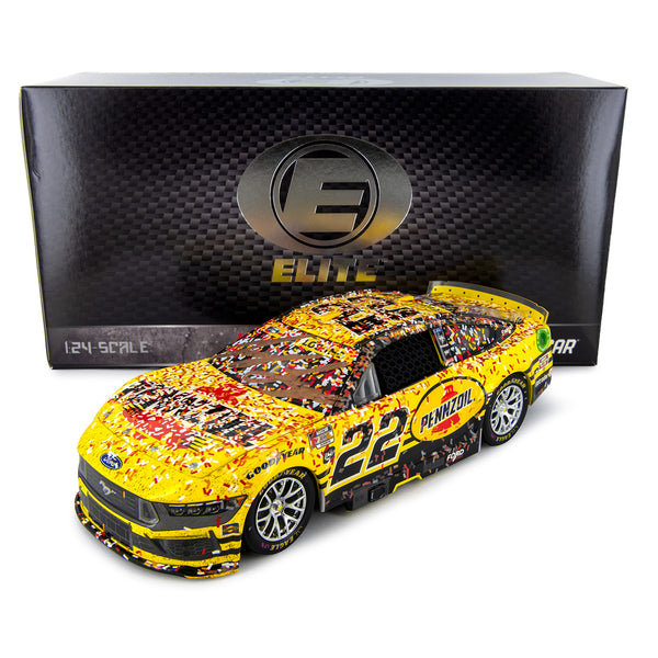 Joey Logano Autographed ELITE Las Vegas Race Win 1:24 2024 Diecast Car