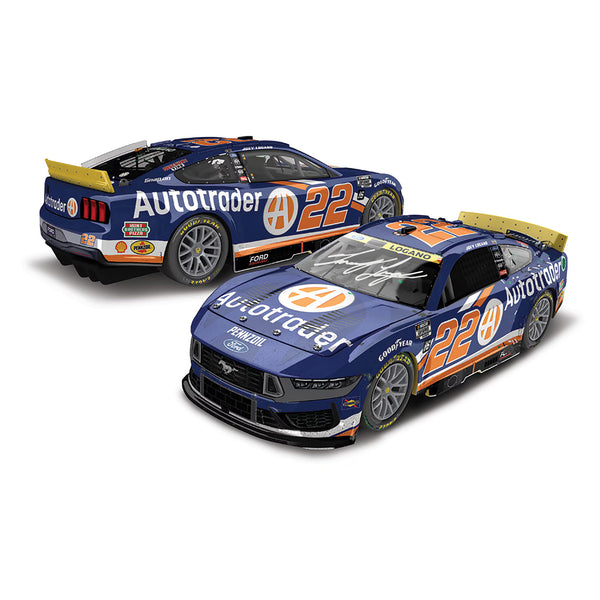 Joey Logano Autographed ELITE Atlanta Playoffs Race Win 1:24 2024 Diecast Car