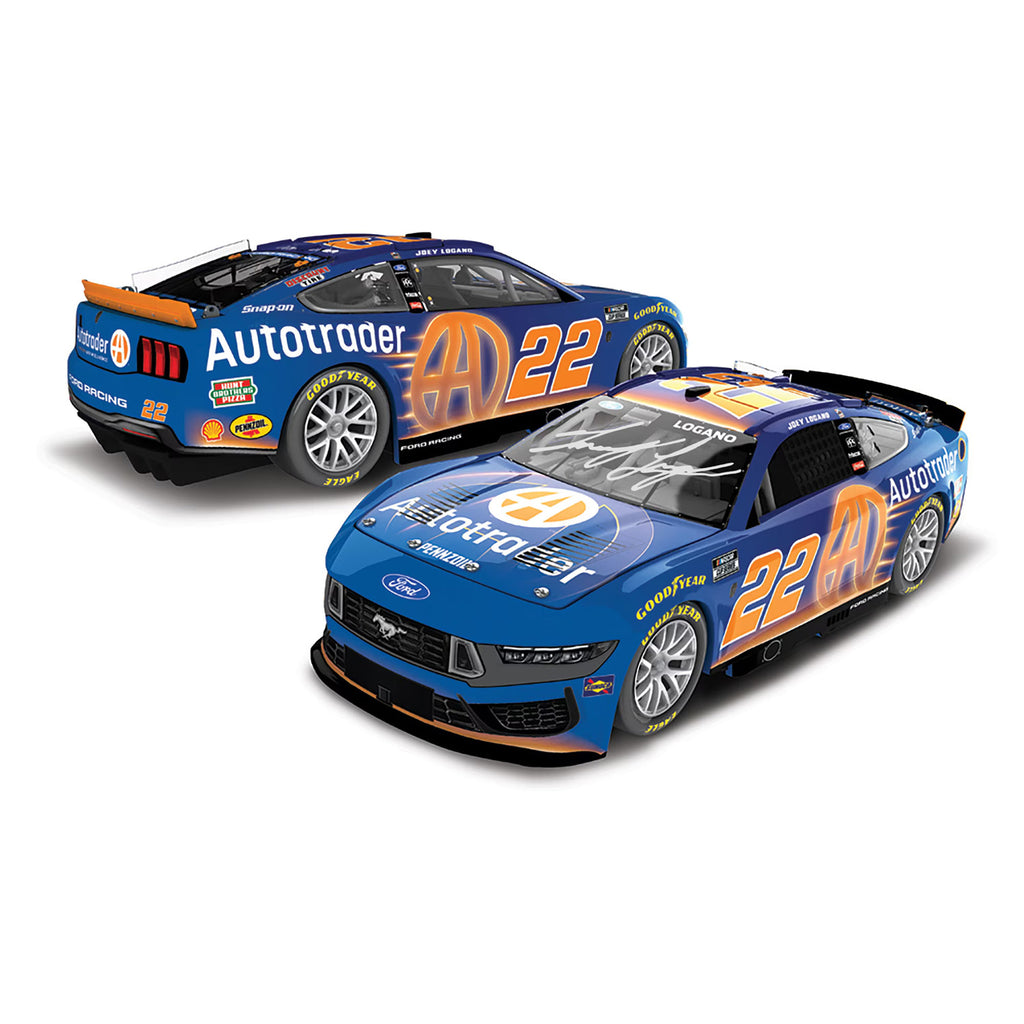 Joey Logano Autographed Autotrader 1:24 Standard 2026 Diecast Car #22 NASCAR