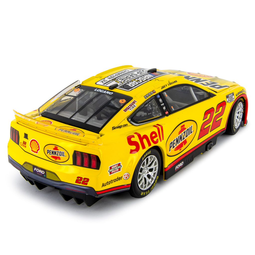 Joey Logano NASCAR Cup Series Champion 1:24 Standard 2024 Diecast Car Shell Pennzoil #22