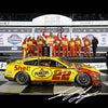 Joey Logano Autographed Daytona Duel 1 Race Win 1:24 Standard 2026 Diecast Car #22 NASCAR Shell Pennzoil