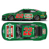 Joey Logano Autographed Hunt Brothers Pizza Green 1:24 Standard 2025 Diecast Car #22 NASCAR