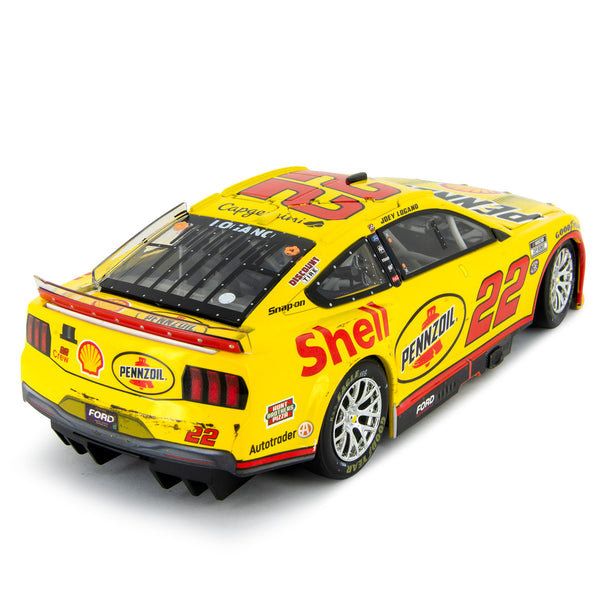 Joey Logano Autographed Nashville Race Win 1:24 Standard 2024 Diecast Car Shell Pennzoil #22 NASCAR