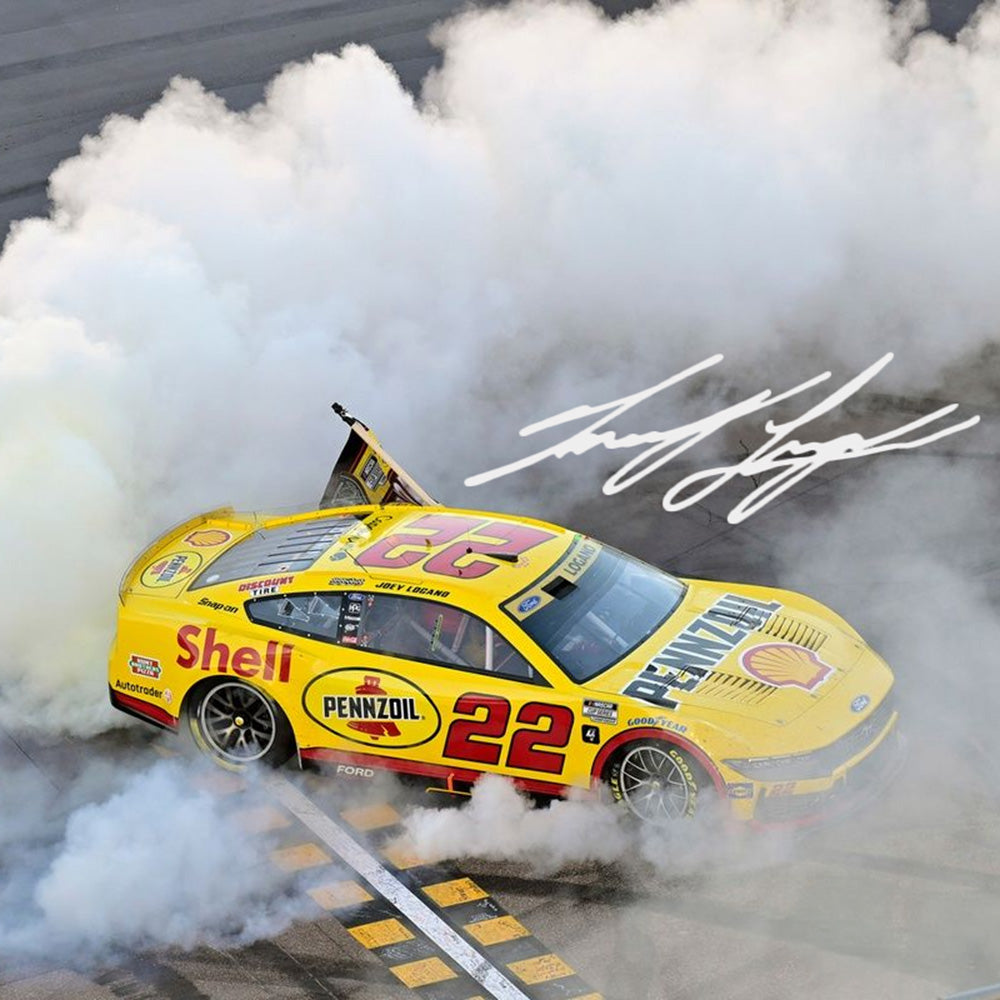 Joey Logano Autographed Phoenix Championship Race Win 1:24 Standard 2024 Diecast Car Hand Signed Exclusive #22 Shell Pennzoil