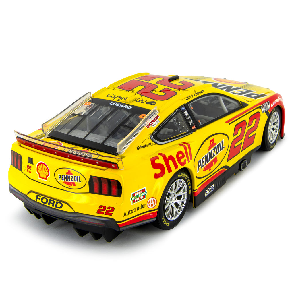 Joey Logano Autographed Shell Pennzoil 1:24 Standard 2025 Diecast Car Hand Signed #22 NASCAR