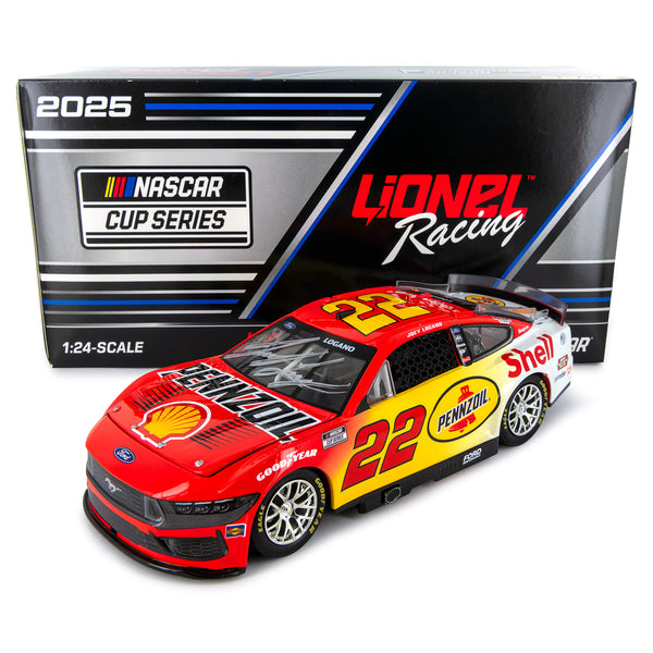 Joey Logano Autographed Shell Pennzoil Daytona 1:24 Standard 2025 Diecast Car Hand Signed #22 NASCAR