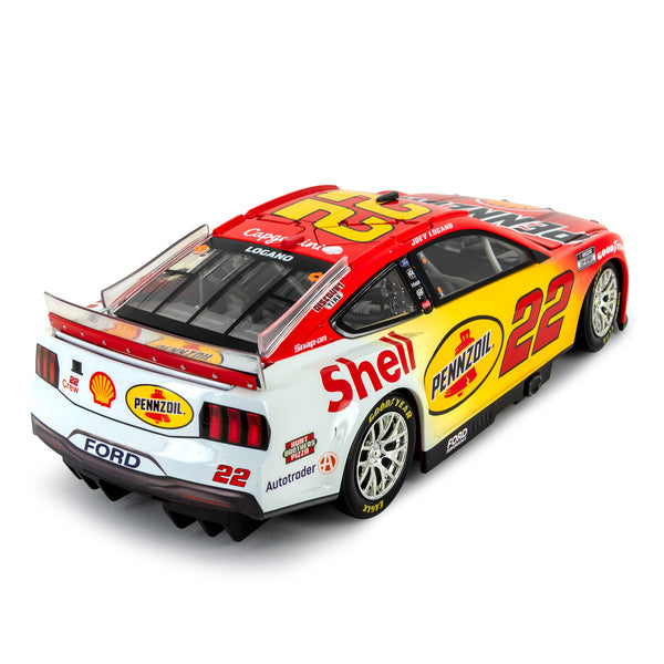 Joey Logano Autographed Shell Pennzoil Daytona 1:24 Standard 2025 Diecast Car Hand Signed #22 NASCAR